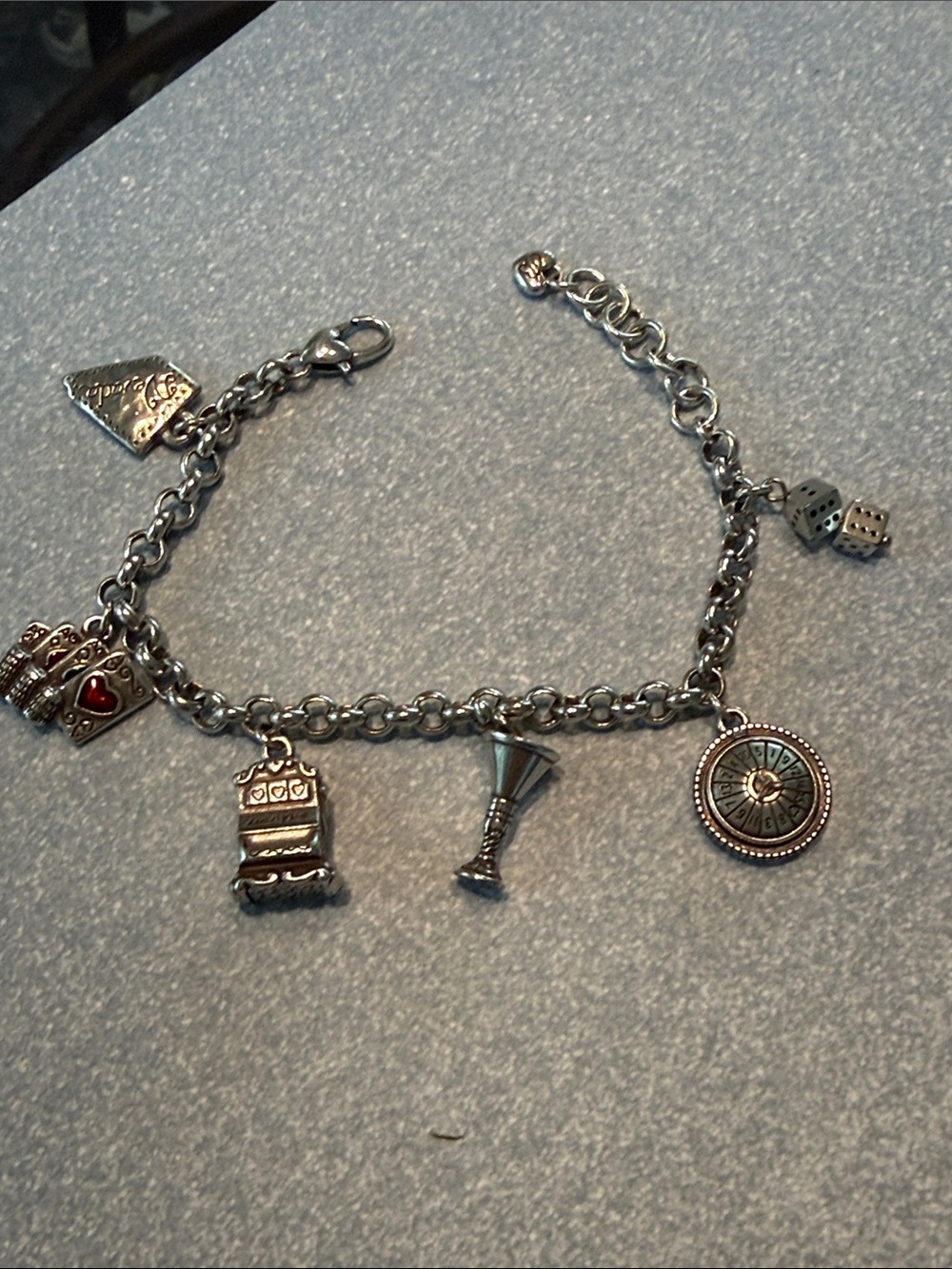 Las Vegas, Nevada charm bracelet